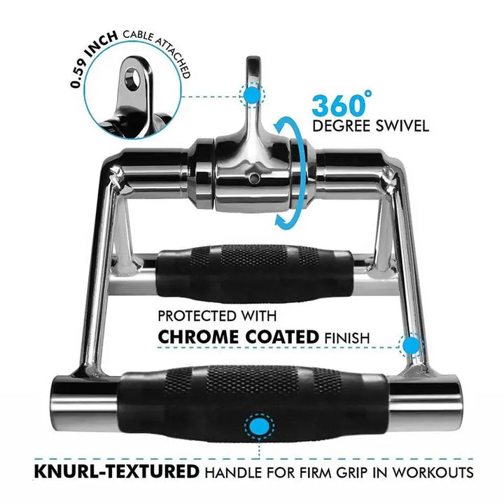 V Handle Double Row Cable Machine Attachment-2