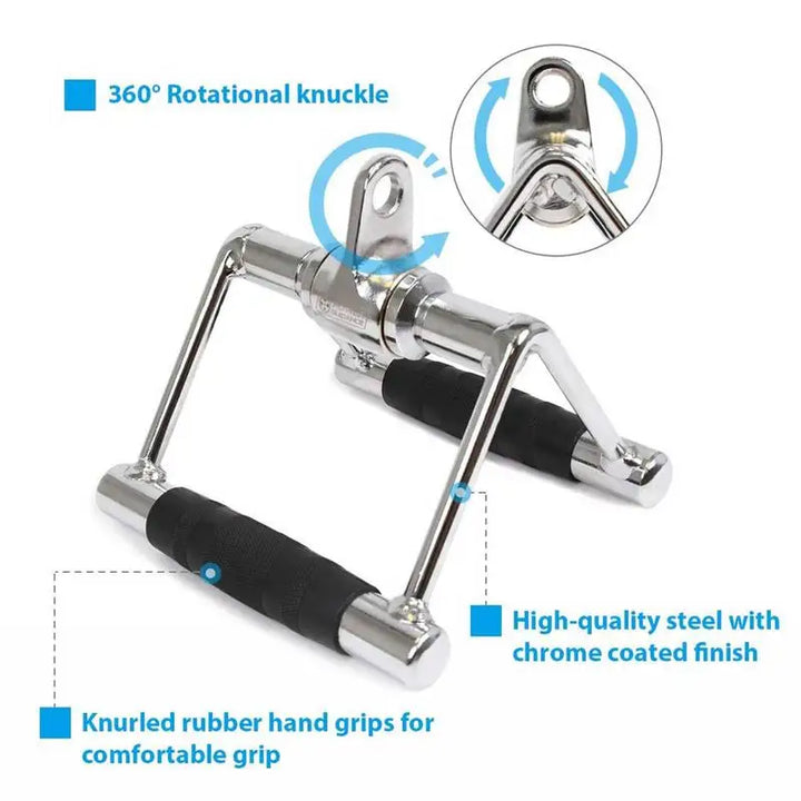 V Handle Double Row Cable Machine Attachment-3