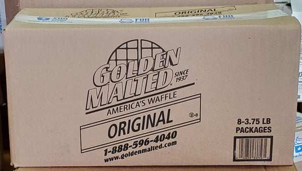 Carbon's Original Waffle and Pancake Mix - Golden Malted Brand - Case (8 x 3.75 lbs) - Canada-0