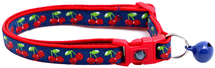 Cherries Breakaway Cat Collar Pugs2Persians