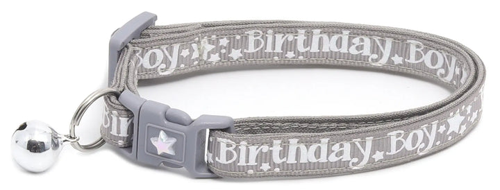 Birthday Boy Breakaway Cat Collar Pugs2Persians