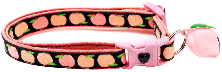 Peach Breakaway Cat Collar Pugs2Persians