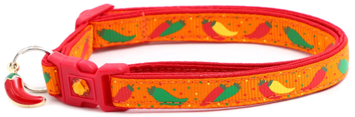 Spicy Peppers Breakaway Cat Collar Pugs2Persians