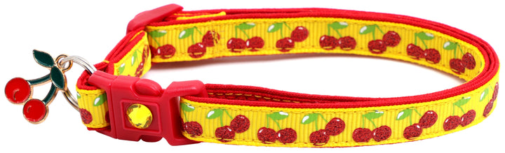 Cherries Breakaway Cat Collar Pugs2Persians