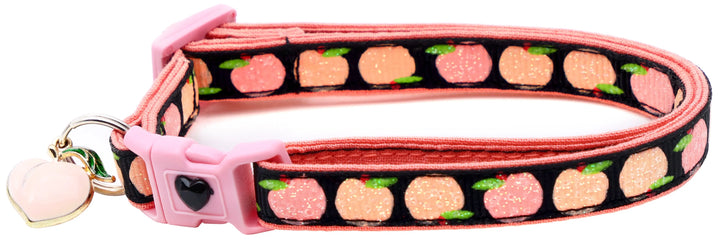 Peach Breakaway Cat Collar Pugs2Persians