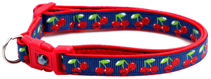 Cherries Breakaway Cat Collar Pugs2Persians