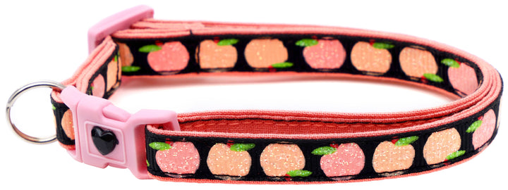 Peach Breakaway Cat Collar Pugs2Persians