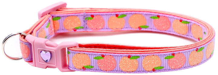 Peach Breakaway Cat Collar Pugs2Persians