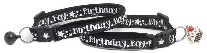 Birthday Boy Breakaway Cat Collar Pugs2Persians