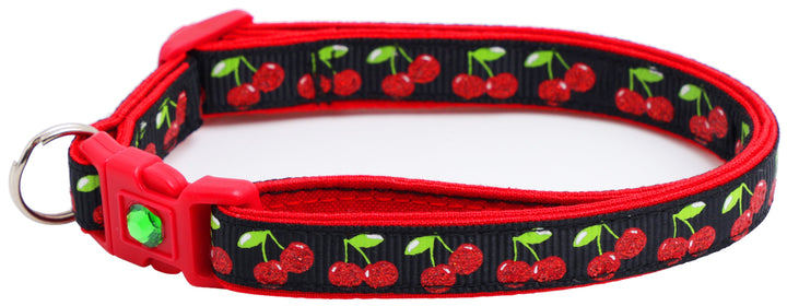 Cherries Breakaway Cat Collar Pugs2Persians