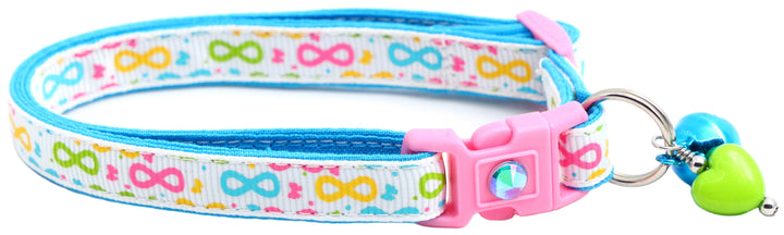 Brightly Colored Bows Cat Collar Pugs2Persians