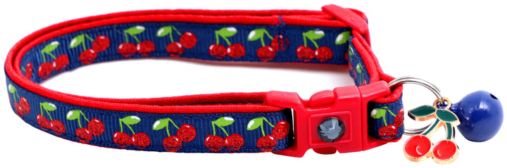 Cherries Breakaway Cat Collar Pugs2Persians