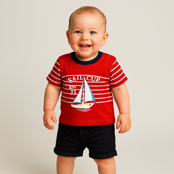 Sail Cup Casual Short Set-0