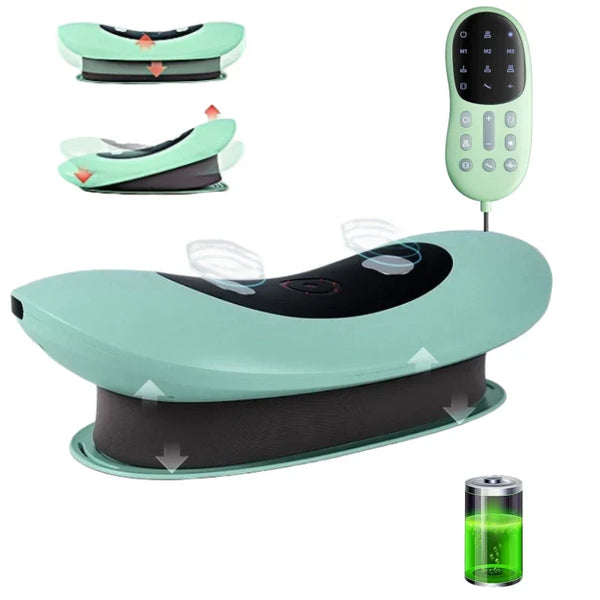 Electric Swing Lumbar Traction Massager Green-0