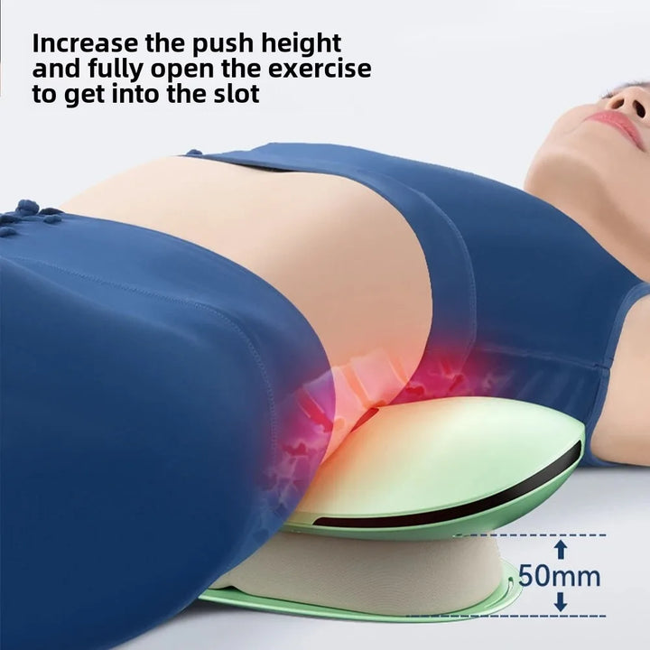 Electric Swing Lumbar Traction Massager Green-1