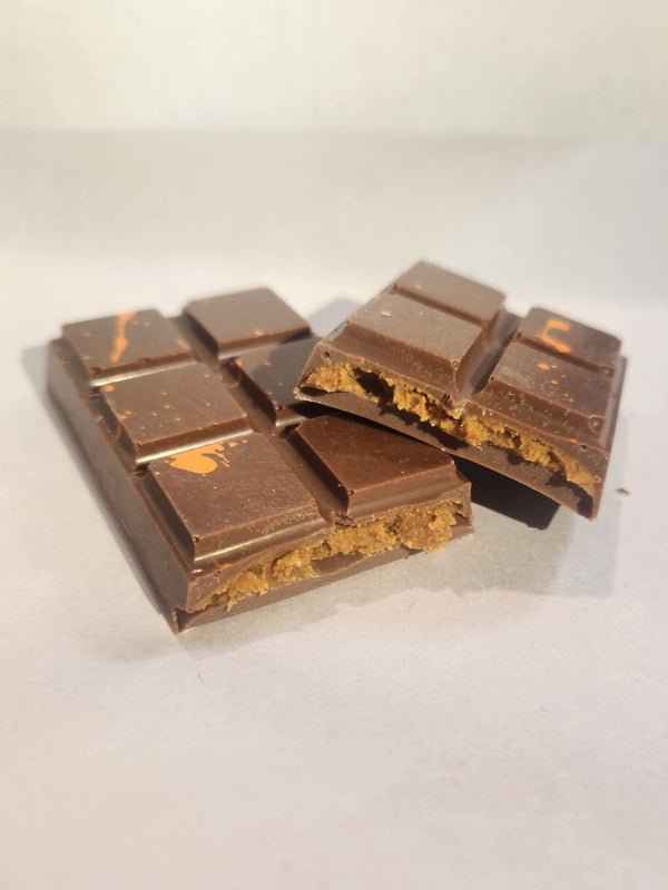Private Label With Your Brand Name - Biscoff Crumble Milk Chocolate Bar - 480 x 70g Size Format - Made In Canada-0