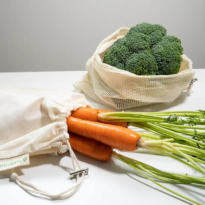 Set of 4 Organic Cotton Mesh Produce Bags-2