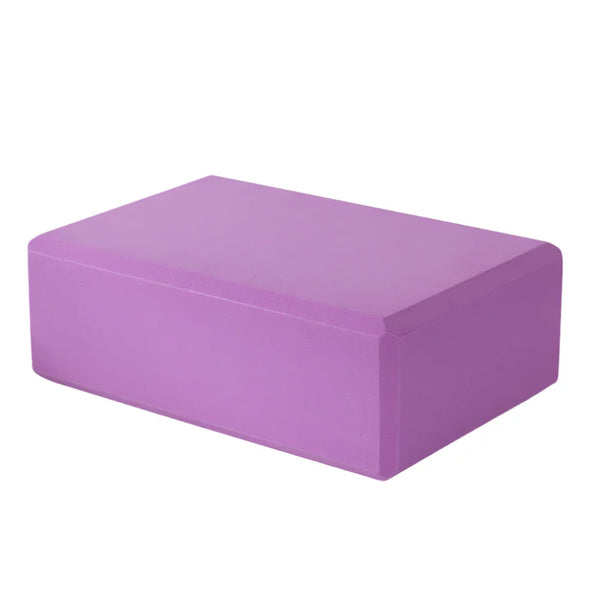2 PCS EVA Yoga Block Foam Gym Blocks (Purple)-0