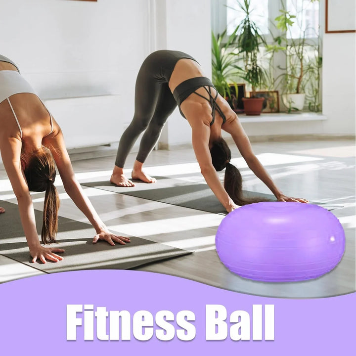 Anti-Burst Yoga Ball with Inflator-2
