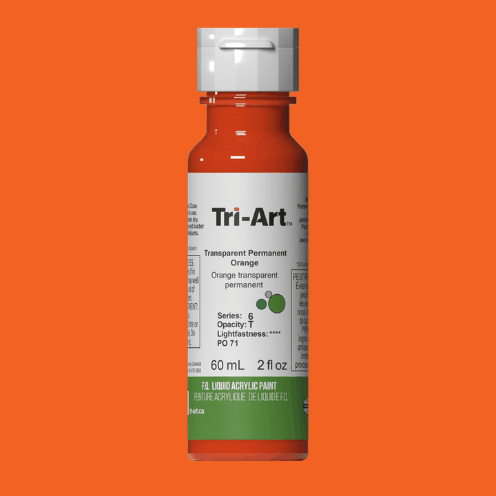 Tri-Art Liquids - Transparent Permanent Orange-2