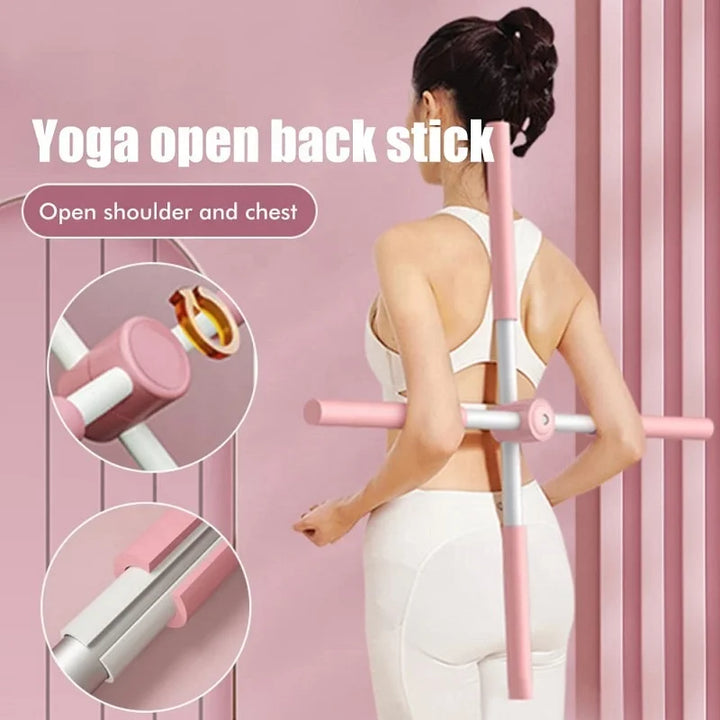 Adjustable Yoga Stick for Back Stretching-3