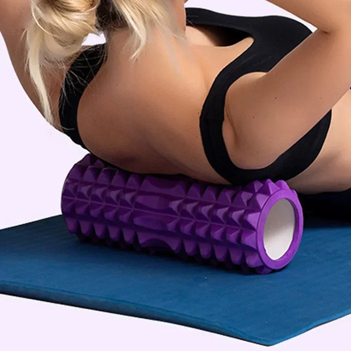 Yoga Foam Roller Pilates Back Massage Brick (Purple)-2