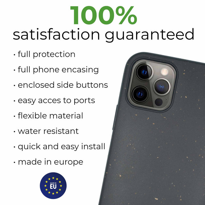 Biodegradable Phone Case - Black-2
