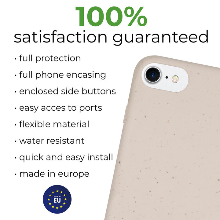 Biodegradable Phone Case - Natural White-2