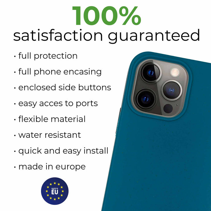Biodegradable Phone Case - Deep Sea Blue-2