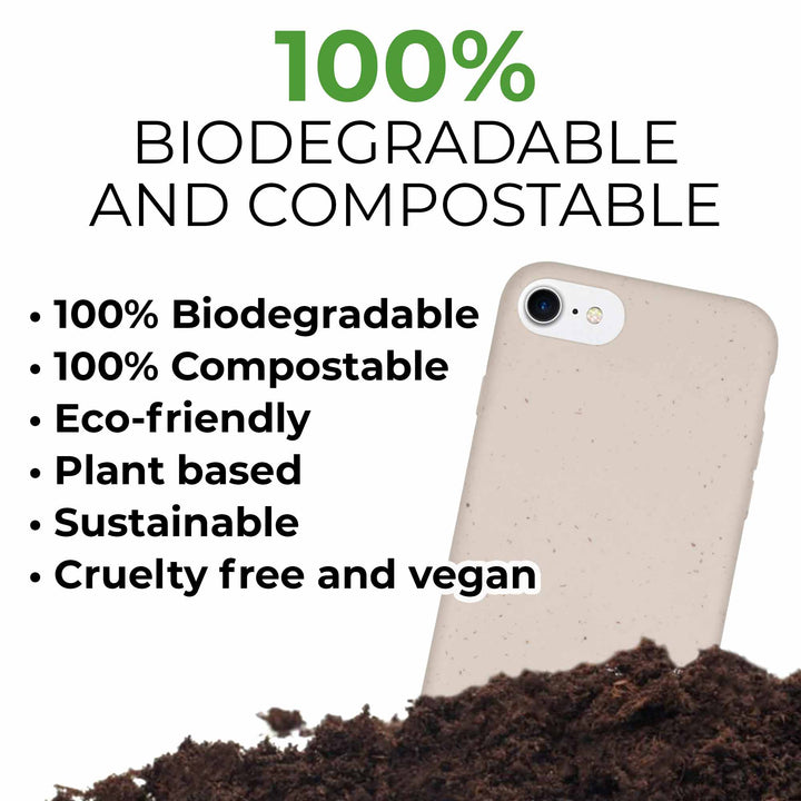 Biodegradable Phone Case - Natural White-1