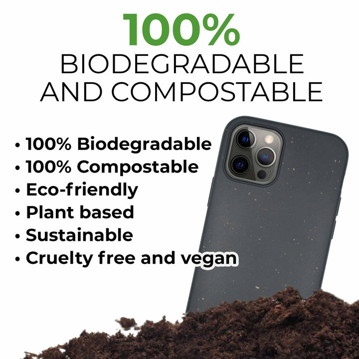 Biodegradable Phone Case - Black-1