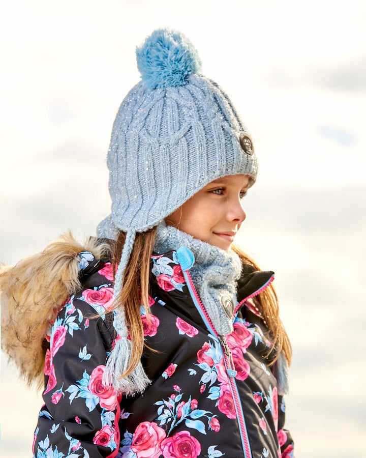 Peruvian Knit Hat Air Blue-2