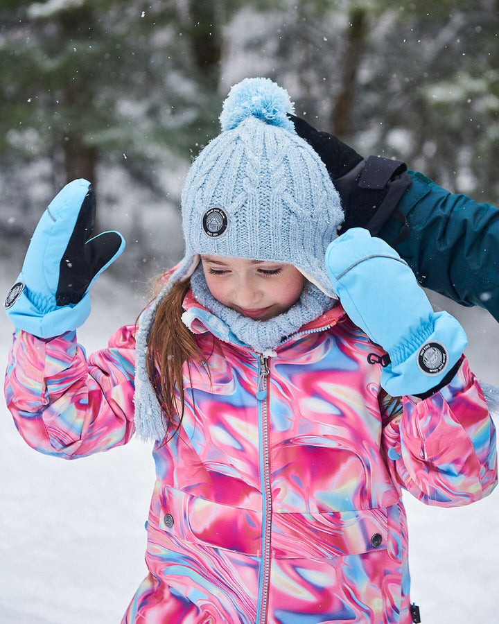 Peruvian Knit Hat Air Blue-1