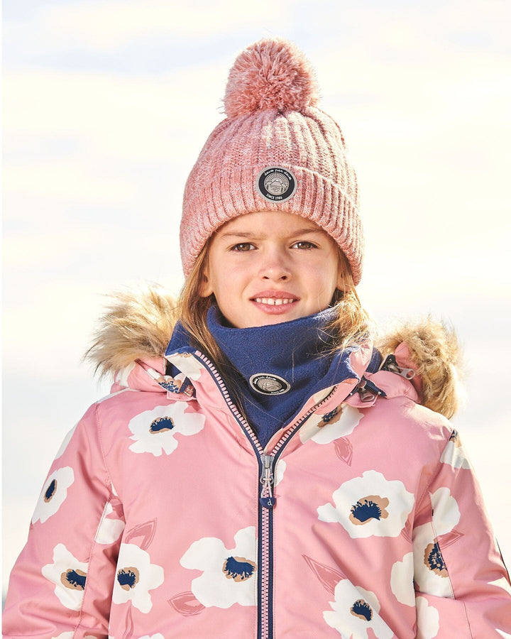 Knit Hat Light Pink-1