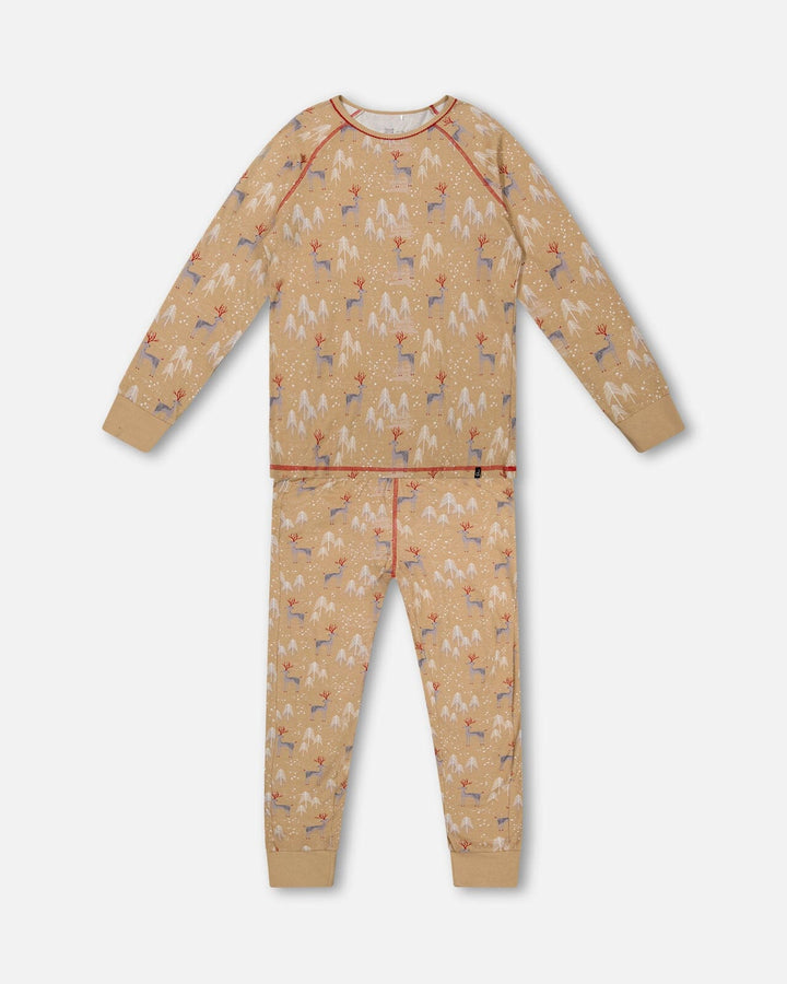 Adult Women Two Piece Family Christmas Pajama Set Deux par Deux