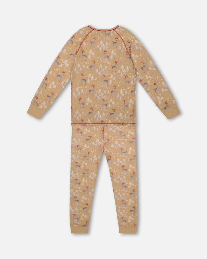 Adult Women Two Piece Family Christmas Pajama Set Deux par Deux