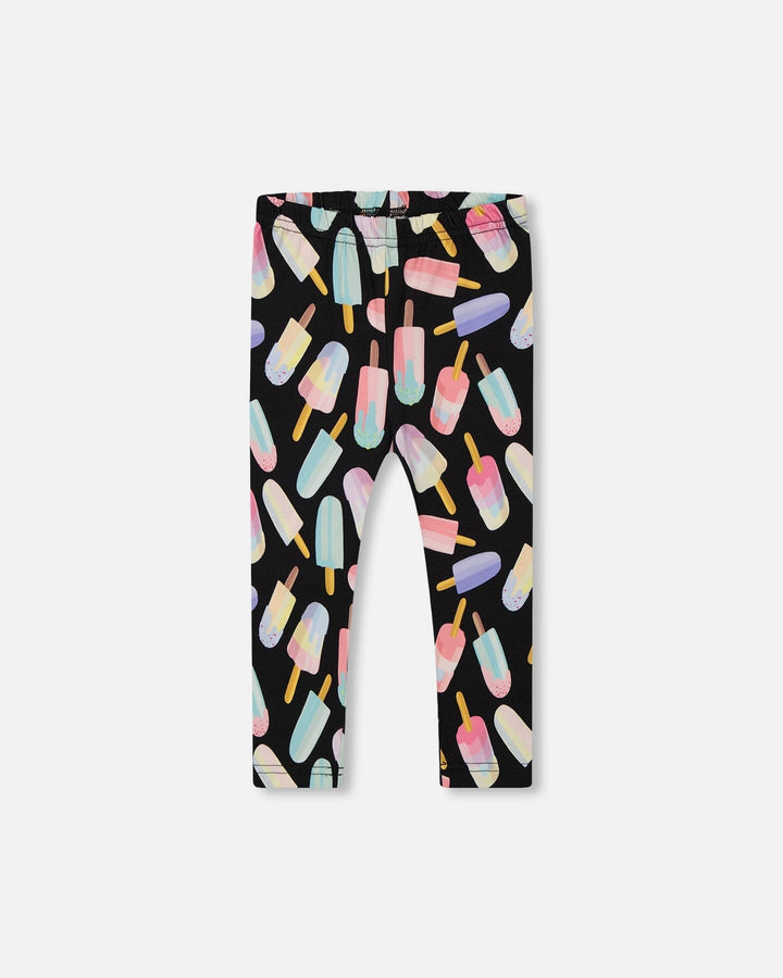 Printed Capri Leggings Ice Lollipops Deux par Deux