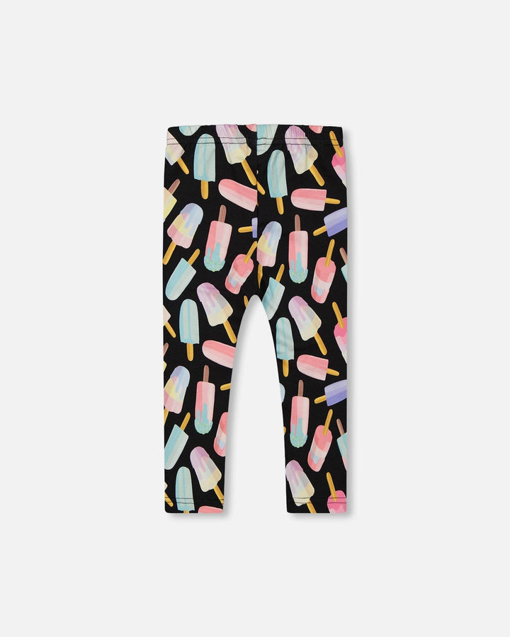 Printed Capri Leggings Ice Lollipops Deux par Deux