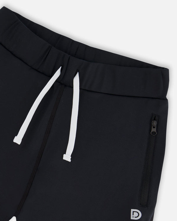 Athletic Pants Blue And Black Deux par Deux