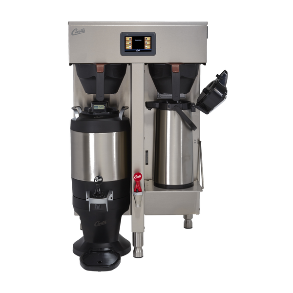 Wilbur Curtis G4TP2T10A3500 - G4 Twin 1.5 Gal. Coffee Brewer with Shelf Wilbur Curtis