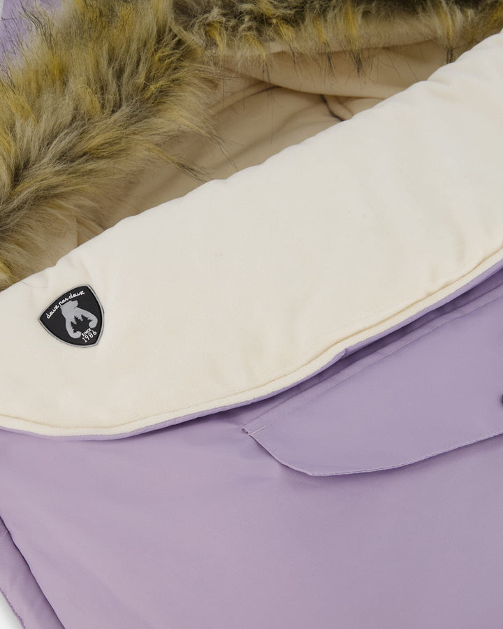 Bunting Bag Designed For Car Seat And Stroller Purple Gray Deux par Deux