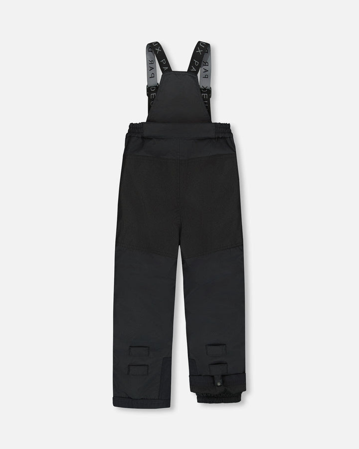 Two-Piece Play Snowsuit With Printed Jacket Black Deux par Deux