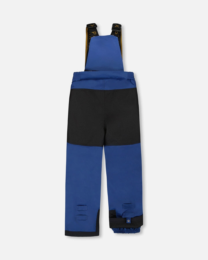 Two-Piece Play Snowsuit With Printed Dinosaurs Jacket Navy Blue-4