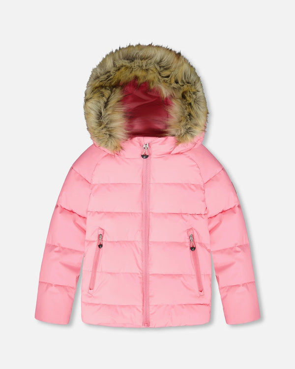 Puffy Winter Jacket Pink-0