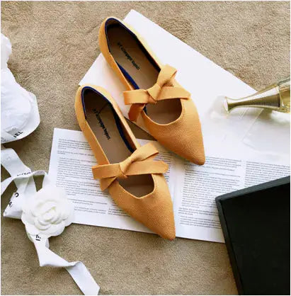 Flat Casual Boat Shoes with Bow Mary Jane Style My Store