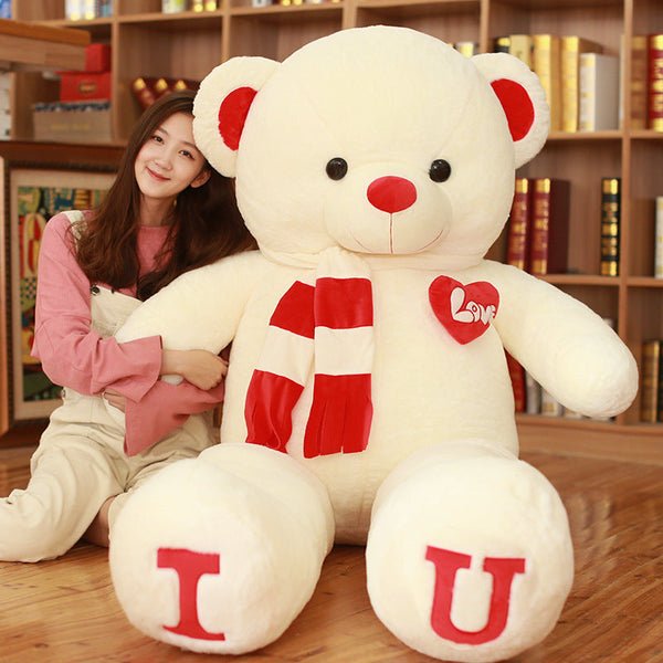 Heart Bear Pillow Plush Toy-0