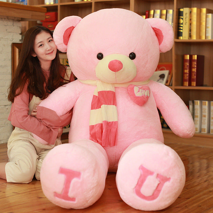 Heart Bear Pillow Plush Toy-2