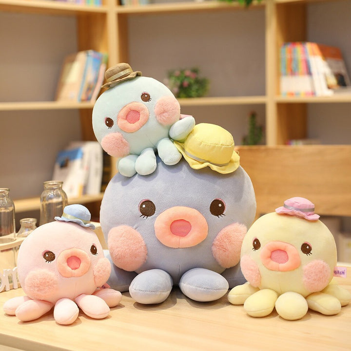 Hooded Octopus Stuffed Animal-0