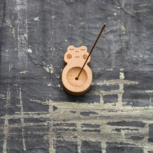 Frog - Wooden Essential Oil Diffuser | Incense Holder-0