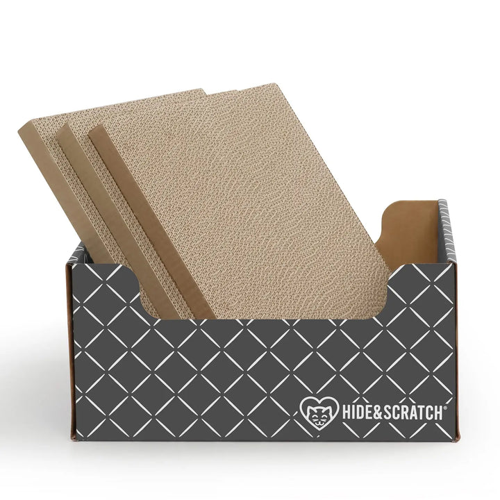 Hide & Scratch Cat Scratcher Box Value Pack (Case Pack of 7) Hide & Scratch